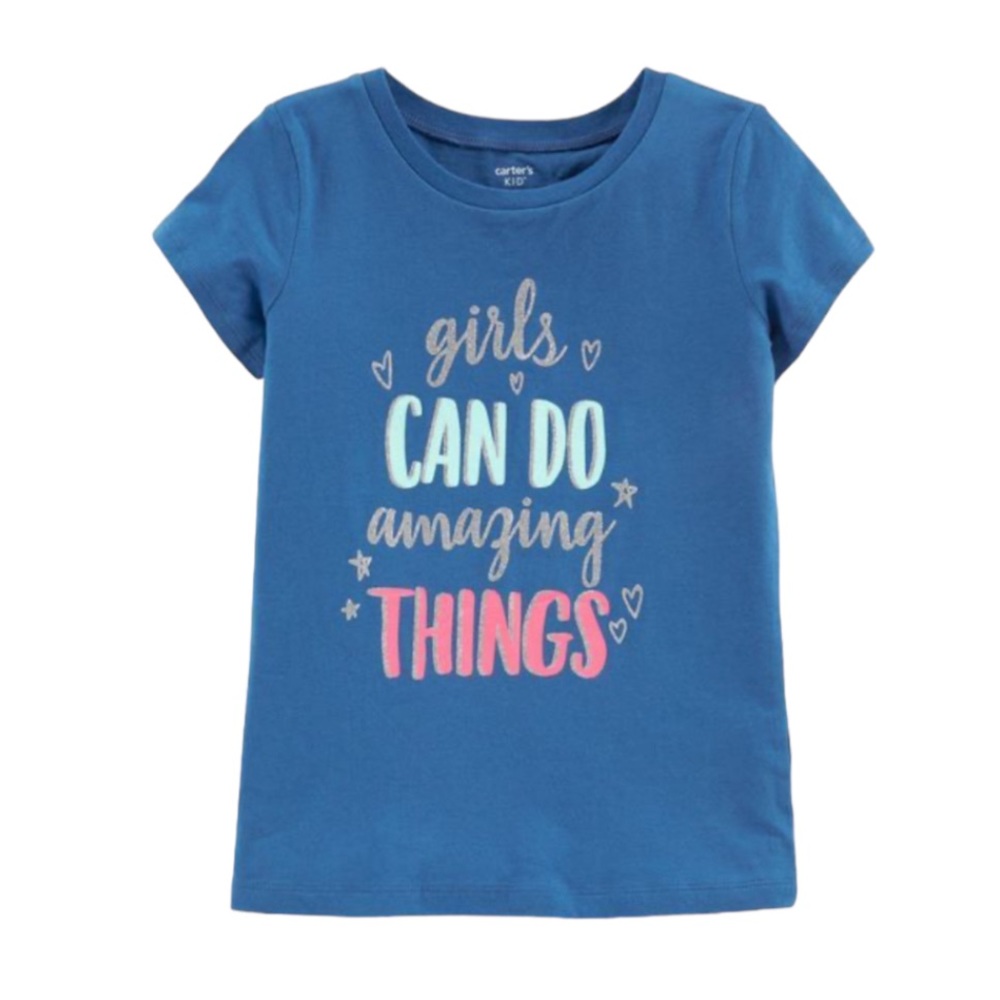 🌻4/$20 Girl’s Carter’s Girls Can Do Anything Tee